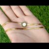 Double White Bracelet