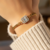 Square stone bracelet