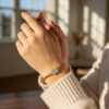 Square stone bracelet
