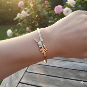 Tree leaf bracelet