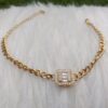 Square stone bracelet
