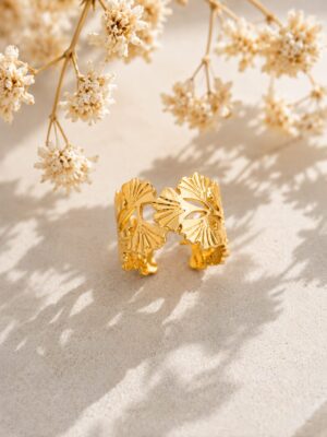 1 Gold Leaf Ring