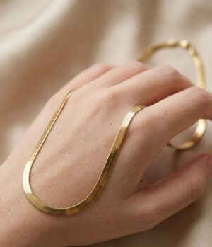 Herringbone Chain Necklace