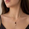 Black Bloom Necklace