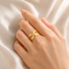 Gold Leaf Ring