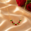 Ruby Bloom Necklace