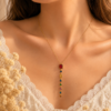 Royal Gem Drop Necklace